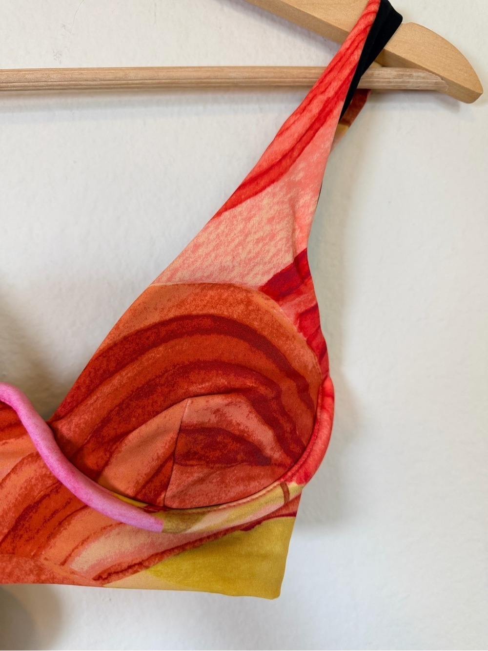 Andrea Iyamah Kasa Bikini Top Sunset Print XS - Picture 4 of 5